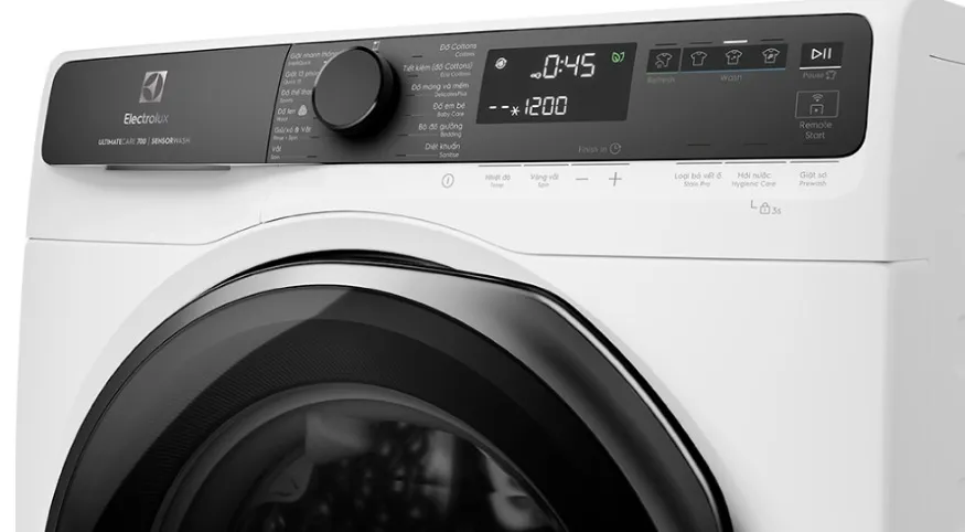 Ký hiệu trên máy giặt electrolux
